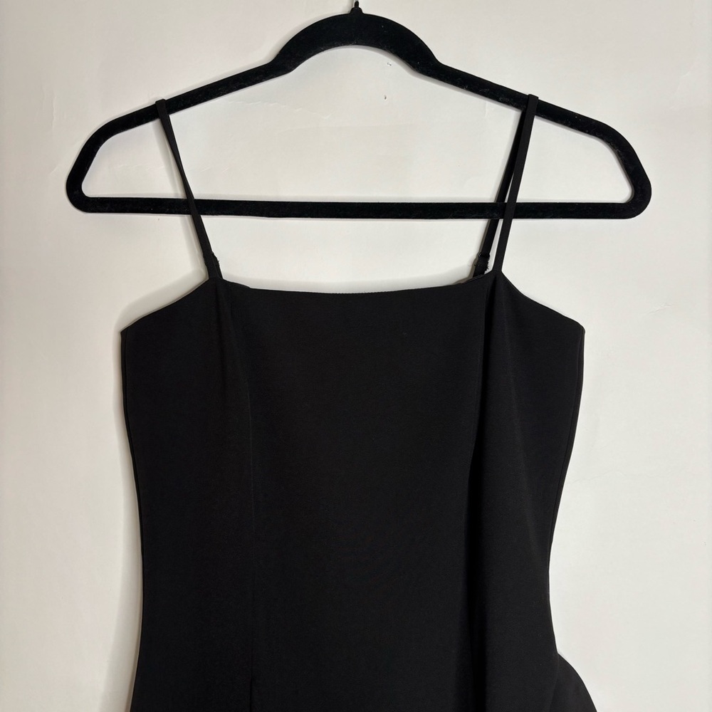 Bardot Carmelle Black Dress Ruffle size 4 - Picture 5 of 16